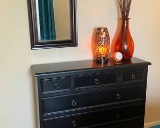 #69 $120.00 Black skinny cabinet 37x42x12