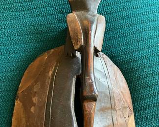 #72 $140.00 African Guro wood mask tribal Ivory Coast 28x7