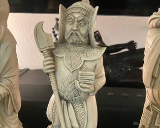 #22 $70.00 Japanese the Seven lucky Gods figures 9"T