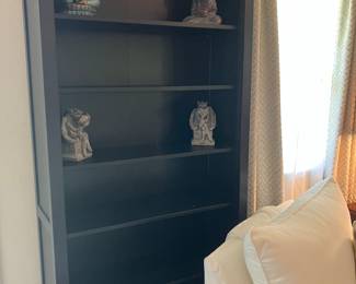 #63 120.00 pair or $60 each Black bookcases (2) 78x36x14 IKEA Billy