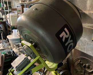 #120 $200.00 Ryobi cement mixer RMX001