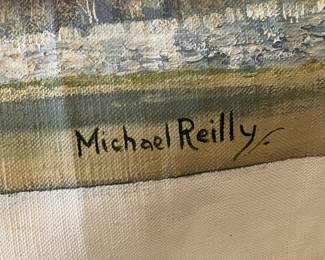#90 $250.00 MCM Michael Reilly artist Wayside Inn 35x25 unframed