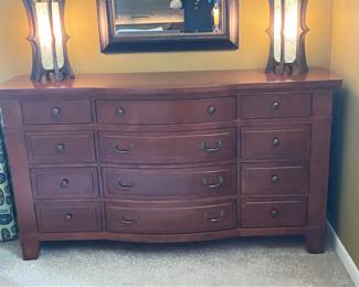 #76 $295.00 Broyhill twelve drawer chest 38x68x20