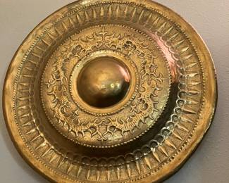 #20B - $150- Large dong brass tray