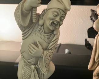 #22 $70.00 Japanese the Seven lucky Gods figures 9"T