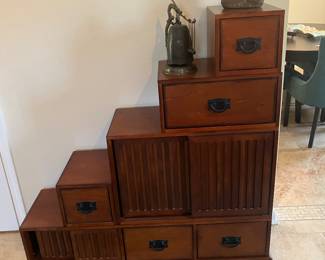 #15 $ 650.00 Tanzu Asian steps 47 1/2 x 47Wx13D