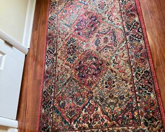 #62 $100.00 Kazastan Indian rug 2.5x5 wool