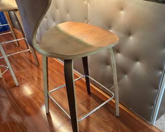 #44 $460.00 4 matching barstools Norman 4 stools counter height 26"Hx17W from Interior icons
