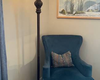 #97 $140.00 Floor lamp glass - 70Tx 15W