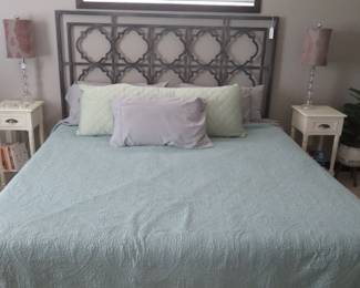 King size almost new sleep number bed still has warranty.