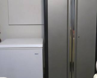 Box Freezer and Kobalt storage.