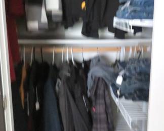 Men's clothing.