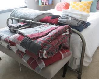 Another view of linens.