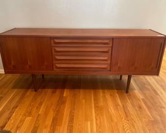 Danish Teak Sideboard Credenza
