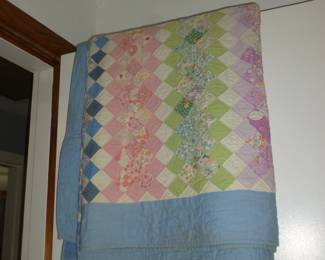 handstitched quilt
