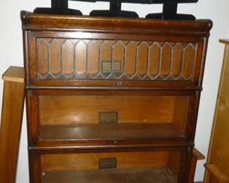 antique lawyers bookcase
