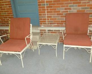 more chairs & table