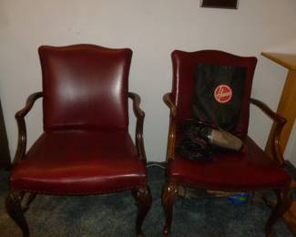 pair vintage chairs
