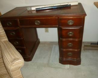vintage mahogany desk