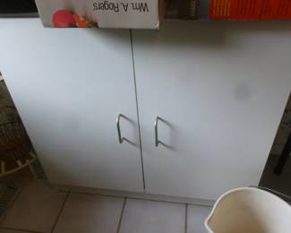 white cabinet