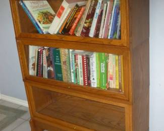Not old lawyers bookcase & cookbooks