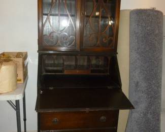 Vintage slant-front secretary