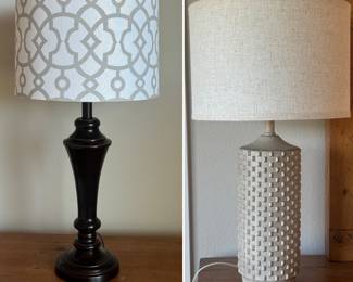 Lots of decorative lamps