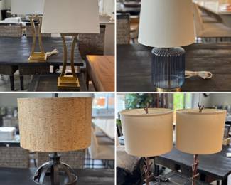 Great selection of table lamps