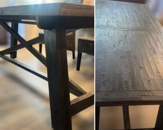 Frame and top of dining table