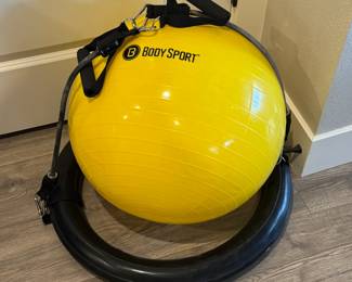 Exercise ball and equipment