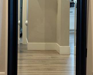 Large framed mirror