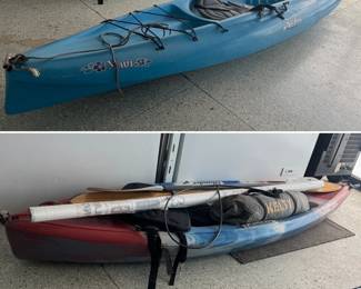 Hobie Maui and Islander kayaks