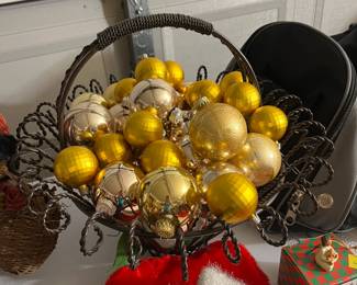 Basket of Ornaments