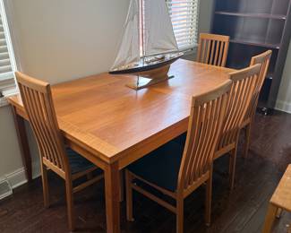 Wood Dining Table (10 chairs)