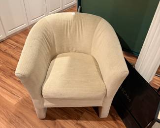 White Upholstered Chair