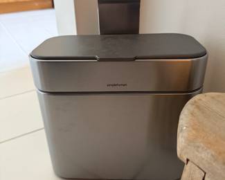 simplehuman Compost Caddy, Detachable and Countertop Bin, 4 Liter / 1.06 Gallon, Brushed Stainless Steel