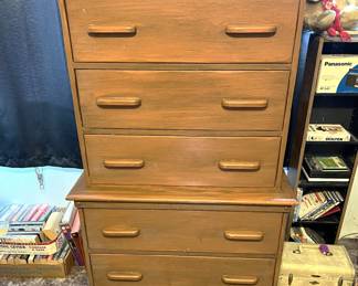 This is a nice tall dresser.