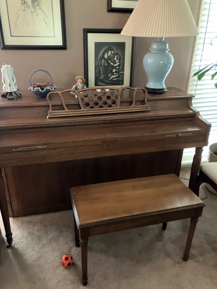 Chickering spinet piano