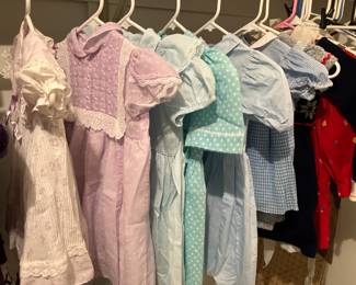 Vintage girl's dresses