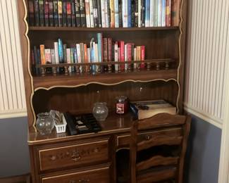 Desk with shelf