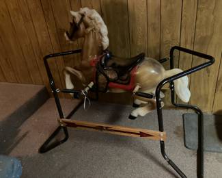1970's Flexible Flyer rocking horse