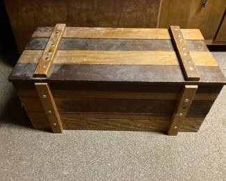 Wooden toy box