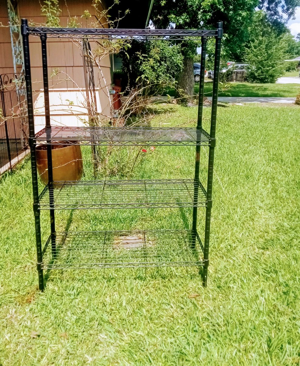 Black Metal Shelf 
