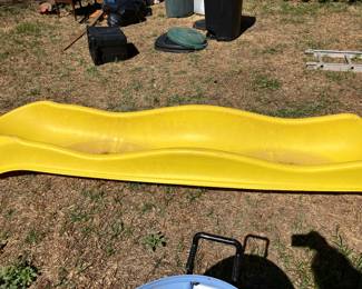 plastic pool slide