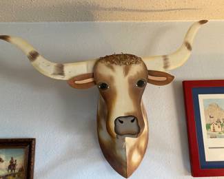 metalwork longhorn shoulder mount