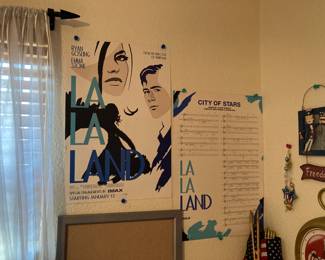 La La Land movie theater advertising posters