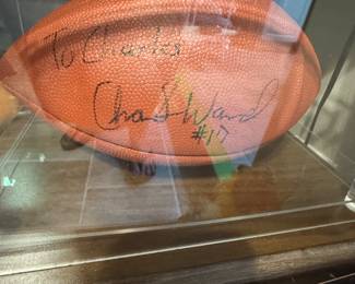 Charlie Ward signed football 20% off