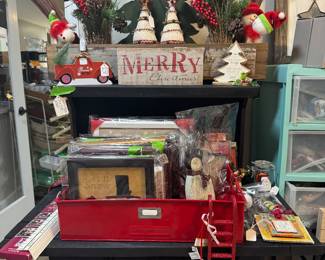 Antique Kenmore woodburning, kitchen, stove conversation piece. 10% off.
Christmas signs pictures 30% off