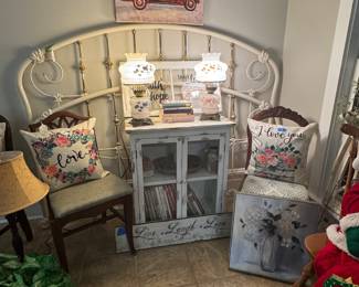 Farm house bookcase with glass 20% off