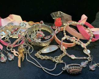 PC180Cancer Survivor Mystery Jewelry Lot